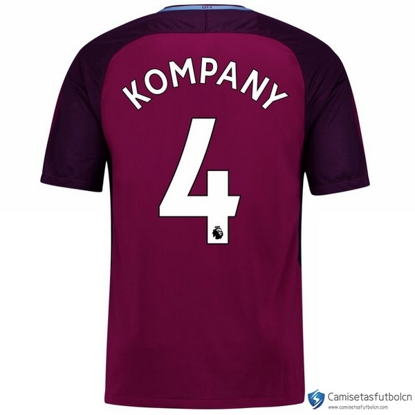Camiseta Manchester City Segunda equipo Kompany 2017-18